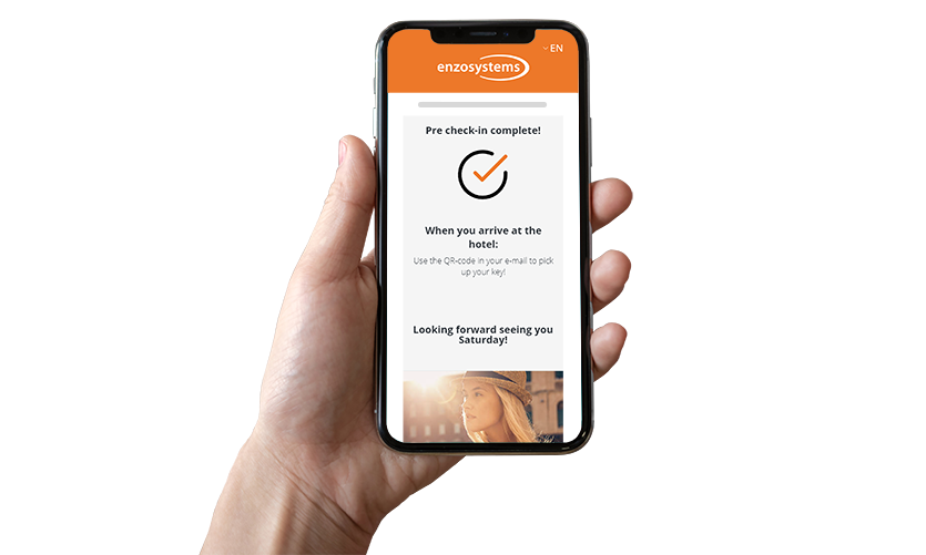 Webanwendung für das Einchecken im Hotel | Enzosystems
