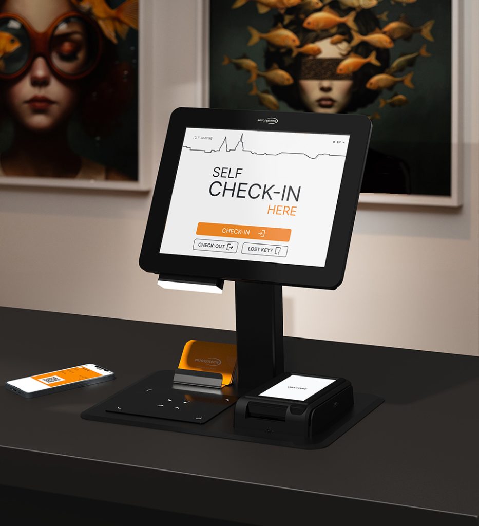 Hotel kiosk | Self check-in and check-out | Enzosystems